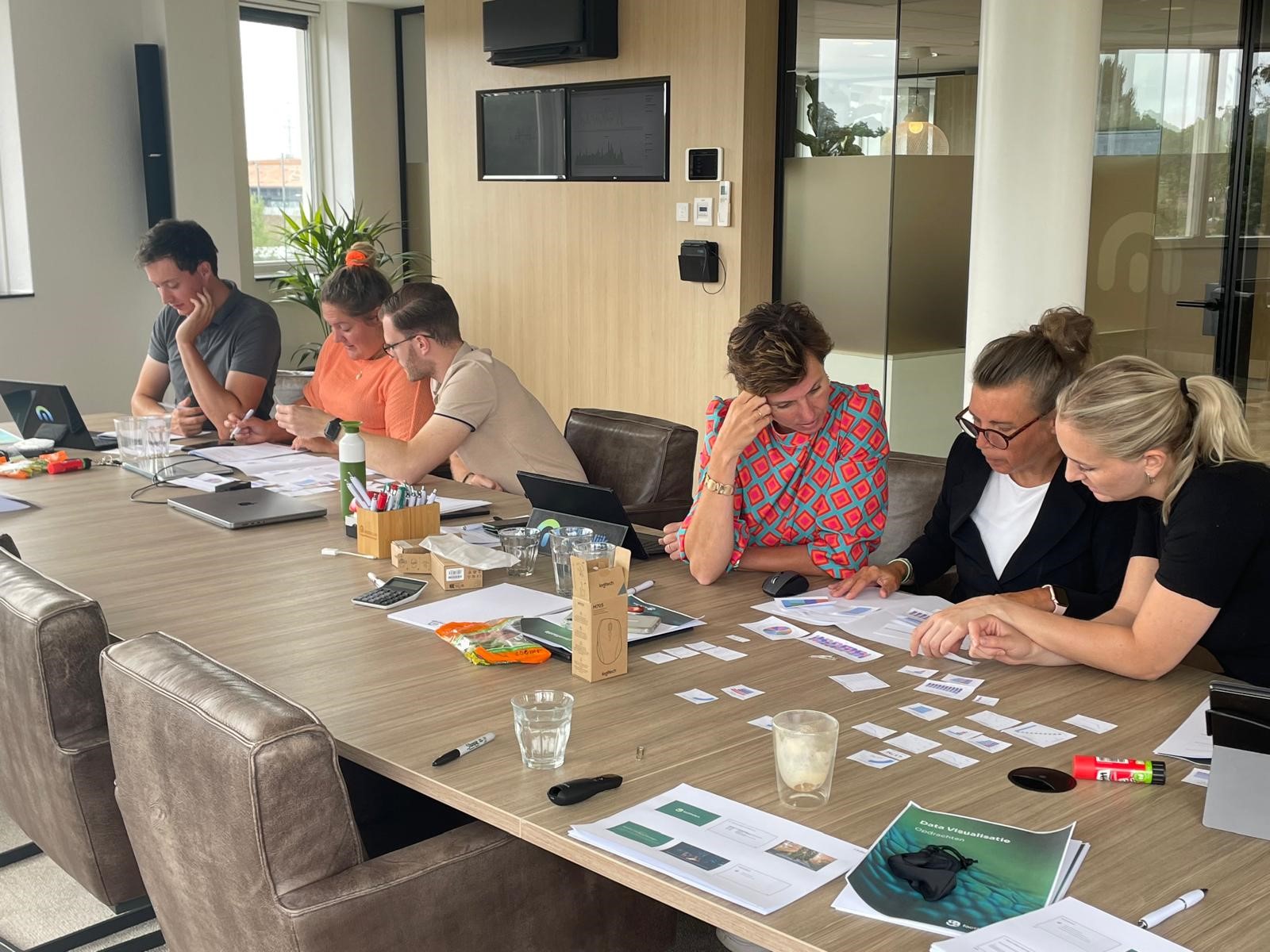 Hands-on training with teams working on real data